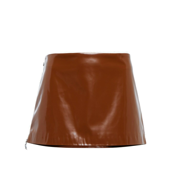 Photo: Acne Studios - Glossy low-rise miniskirt