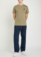 Belstaff Logo-appliquéd Cotton T-shirt Green