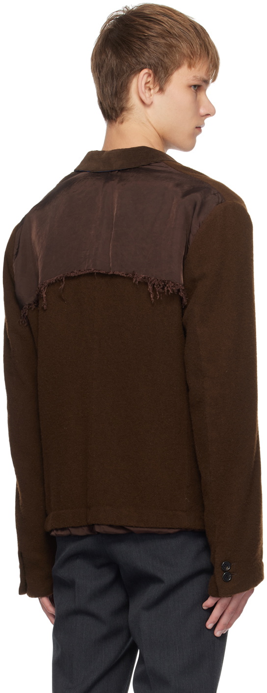 UNDERCOVER Brown Button Blazer