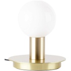Lambert and Fils Brass Dot Table Lamp