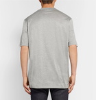 Lanvin - Printed Cotton-Jersey T-Shirt - Gray