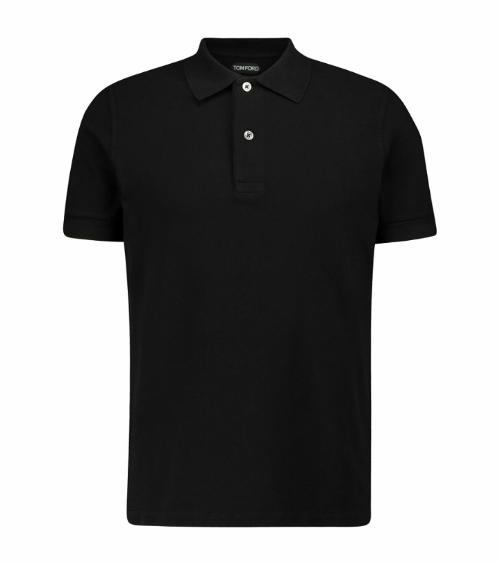 Photo: Tom Ford - Short-sleeved cotton polo shirt