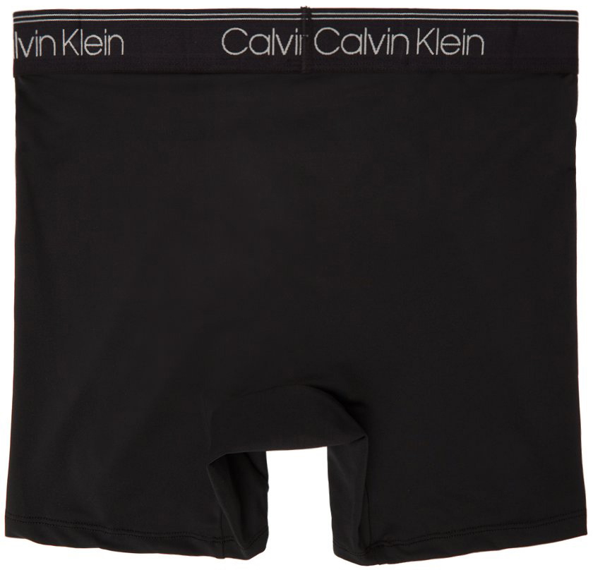 Calvin Klein Men's Microfiber Stretch- Multipack Boxer Briefs,  black/black/black, M at  Men's Clothing store
