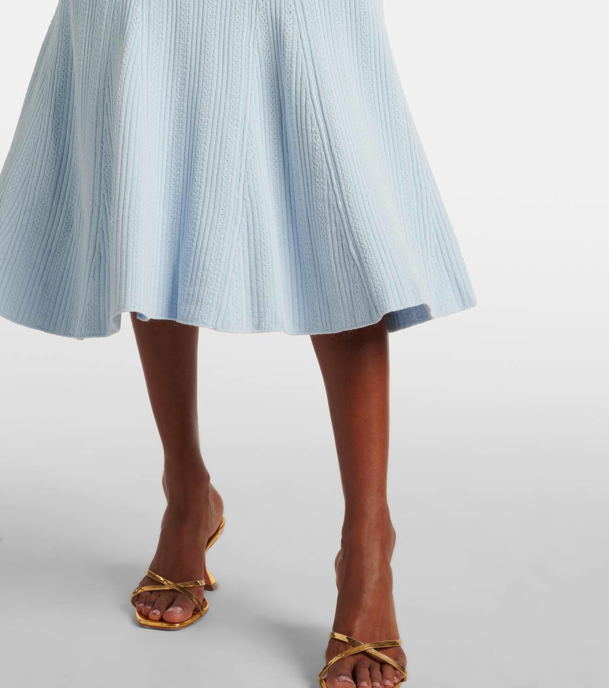 Self-Portrait Pointelle midi dress Self-Portrait