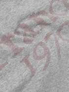 Remi Relief - Paint-Splattered Printed Cotton-Jersey T-Shirt - Gray