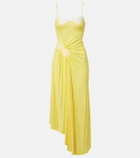 Christopher Esber Cami lace-trimmed ribbed-knit cocktail dress