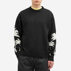 Palm Angels Men's Palms Crew Knit in Black