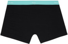 Paul Smith Three-Pack Black Contrast Waistband Boxer Briefs