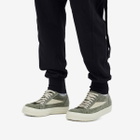 Rick Owens DRKSHDW Men's Moleskin Vintage Sneakers in Sage/Milk