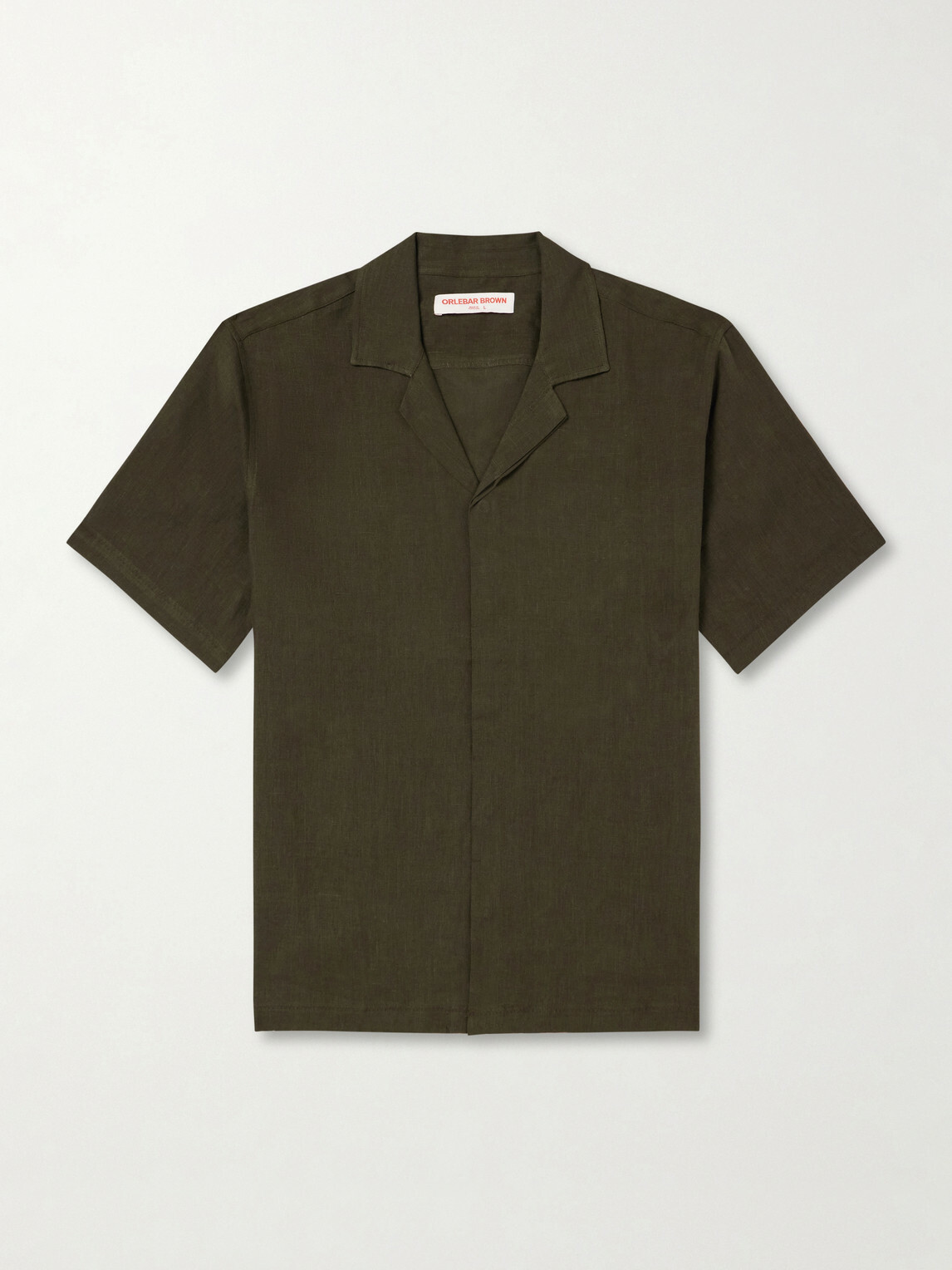 Orlebar Brown - Maitan II Camp-Collar Linen Shirt - Green