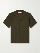 Orlebar Brown - Maitan II Camp-Collar Linen Shirt - Green