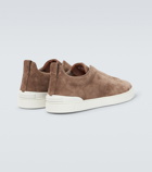 Zegna - Triple Stitch™ suede sneakers