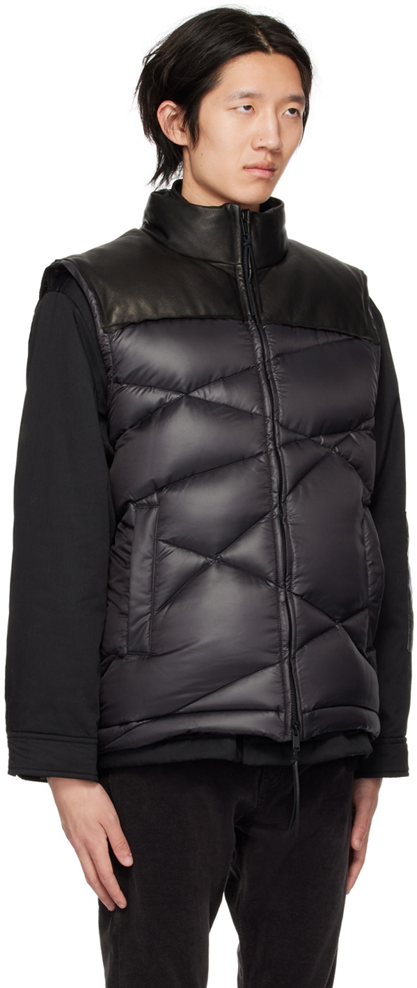 Undercoverism Black Convertible Down Jacket Undercoverism