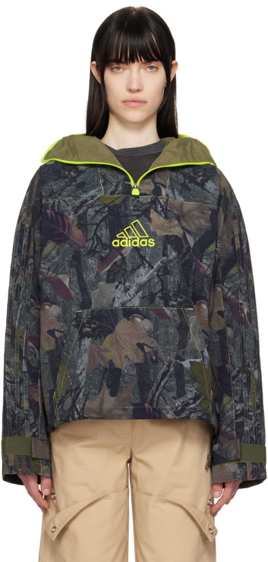 Photo: adidas Originals Khaki Camo Q1 Jacket