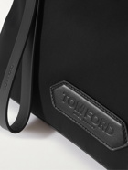 TOM FORD - Leather-Trimmed Recycled Shell Pouch