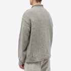 Acne Studios Men's Kilcarra Naïve Flower Knit in Grey Melange