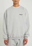 Represent Owners Club Printed Cotton Sweatshirt Grey