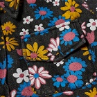 ERL Unisex Printed Padded Jacket in Black Floral