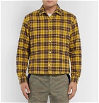 Undercover - Checked Cotton-Flannel Shirt - Men - Yellow