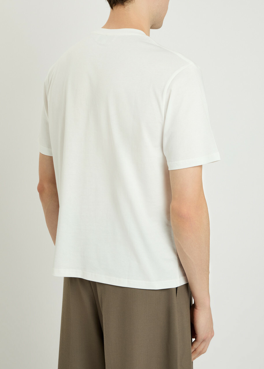Studio Nicholson Crew-neck Cotton T-shirt Off White
