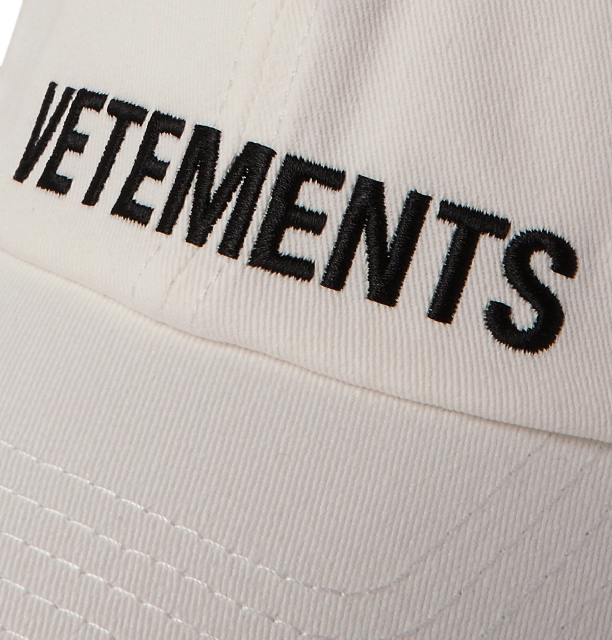 Vetements - Logo-Embroidered Cotton-Twill Baseball Cap - White 