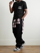 Local Authority LA - LA Chains Logo-Print Cotton-Jersey T-Shirt - Black