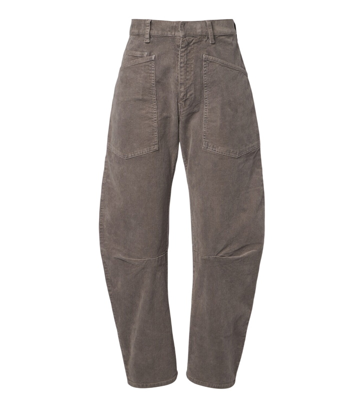 Photo: Nili Lotan Shon cotton-blend barrel-leg pants