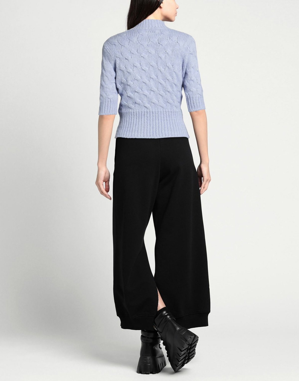 Manila Grace Womens Sweater in Sky blue