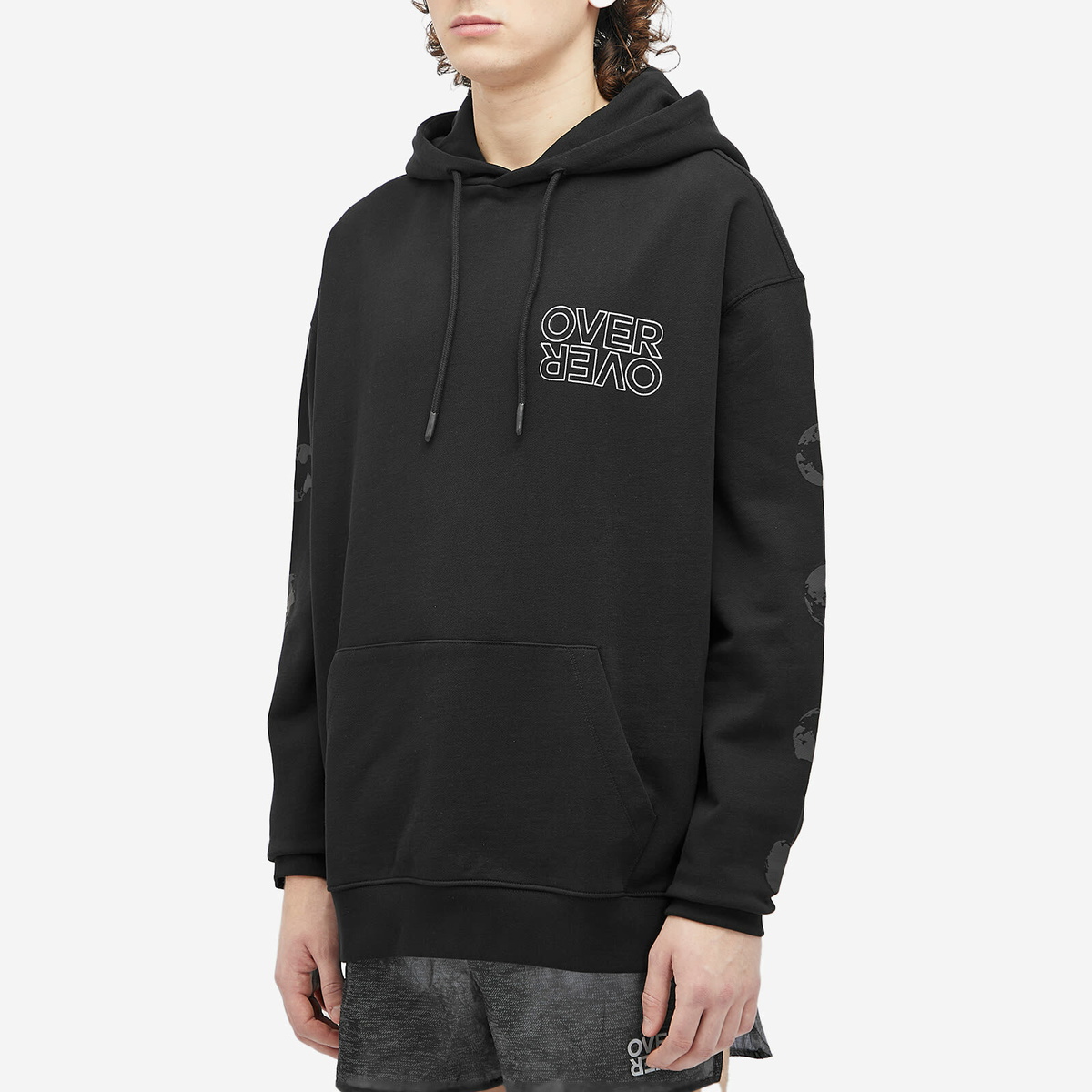 Over Over Men's Run the World Easy Hoodie in Black