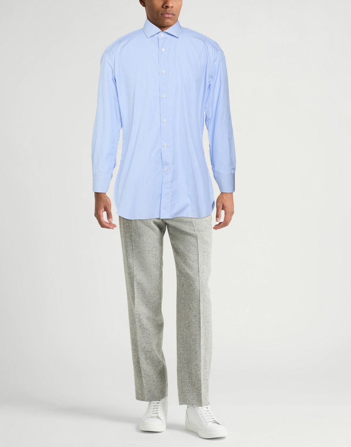 Drumohr Mens Shirt Slate in Blue