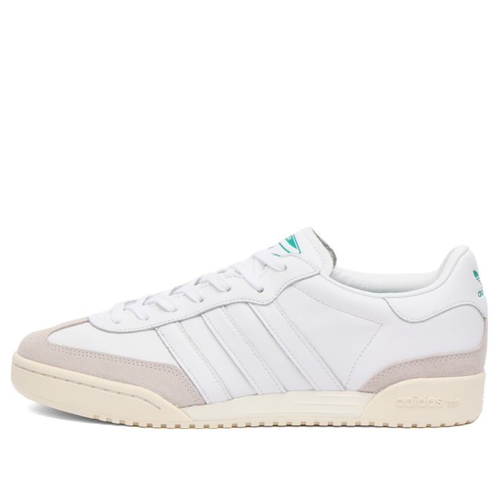 Photo: Adidas Men's Tangum Sneaker in White/Green/Off-White