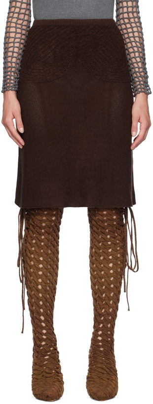 Photo: Isa Boulder Brown Sweetheart Midi Skirt