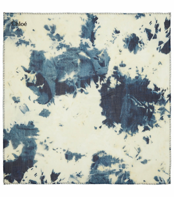 Photo: Chloe - Tie-dye wool and silk scarf