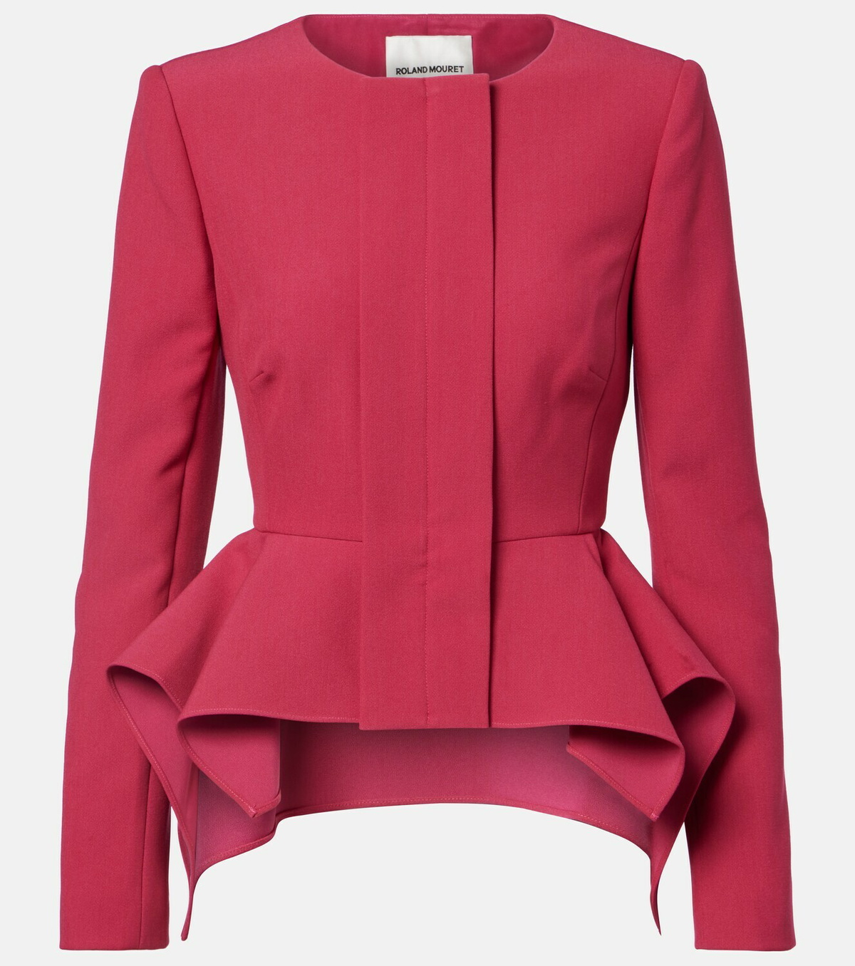 Roland Mouret Peplum crêpe jacket