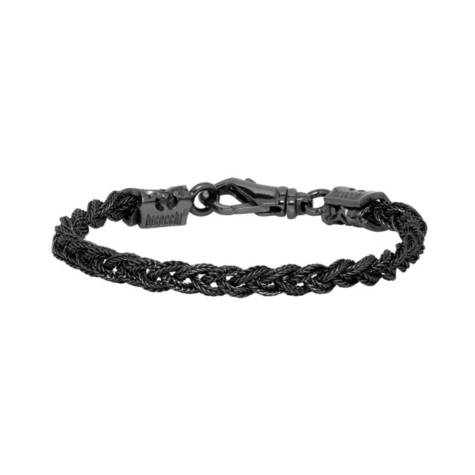 Photo: Emanuele Bicocchi Black Tiny Braided Bracelet