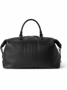 Serapian - Mosaico Textured and Cachemire Full-Grain Leather Weekend Bag