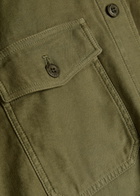 Nili Lotan Howard Cotton Overshirt Olive