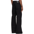 LU'U DAN Black Denim Phat Jeans