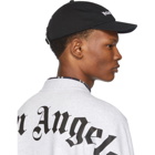 Palm Angels Black Classic Logo Cap