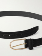 Anderson's - 3cm Suede Belt - Black