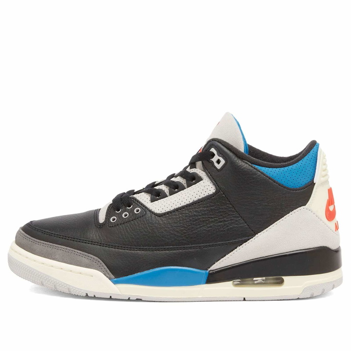 Photo: Air Jordan 3 Retro OG in Black/Blue/Coconut Milk