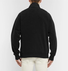 Nike - Shell-Trimmed Fleece Half-Zip Sweatshirt - Men - Black