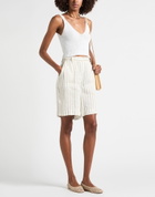 Massimo Alba Womens Shorts & Bermuda Shorts in Off white