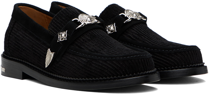 Toga Virilis SSENSE Exclusive Black Loafers Toga Virilis display picture 3