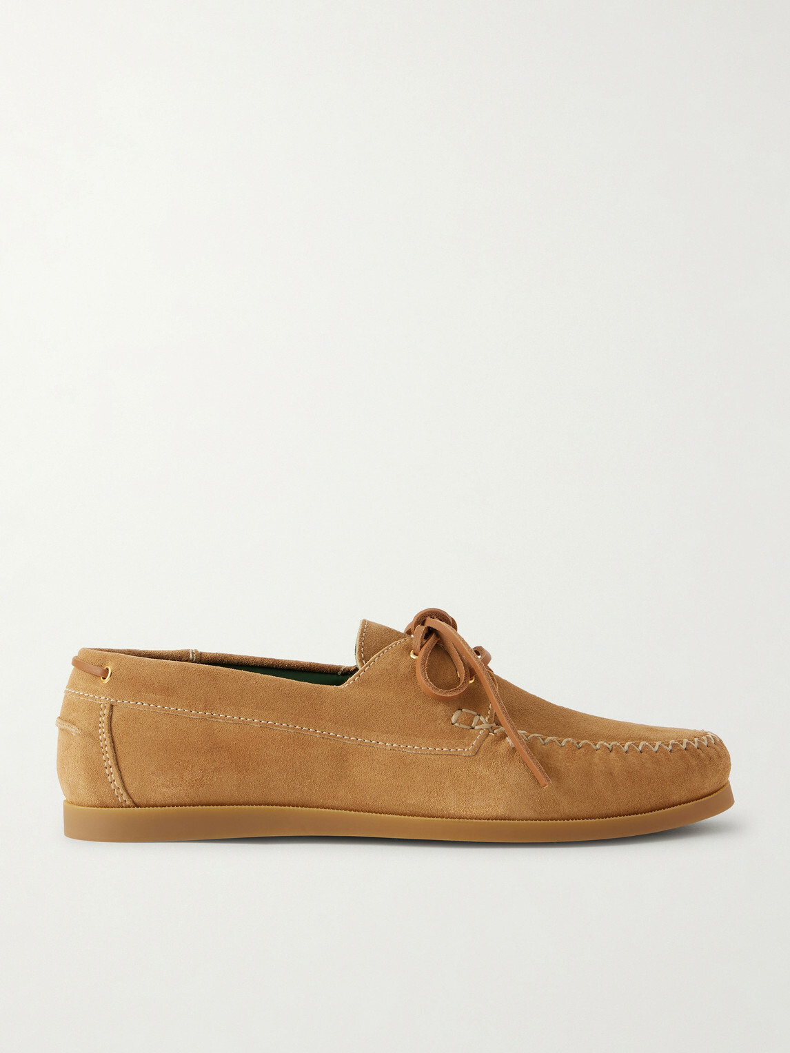 VINNY's - Boatman Suede Boat Shoes - Neutrals