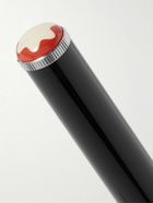 Montblanc - Heritage Collection Rouge et Noir Baby Silver-Tone and Resin Ballpoint Pen