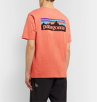 Patagonia - P-6 Logo-Print Organic Cotton-Jersey T-Shirt - Orange