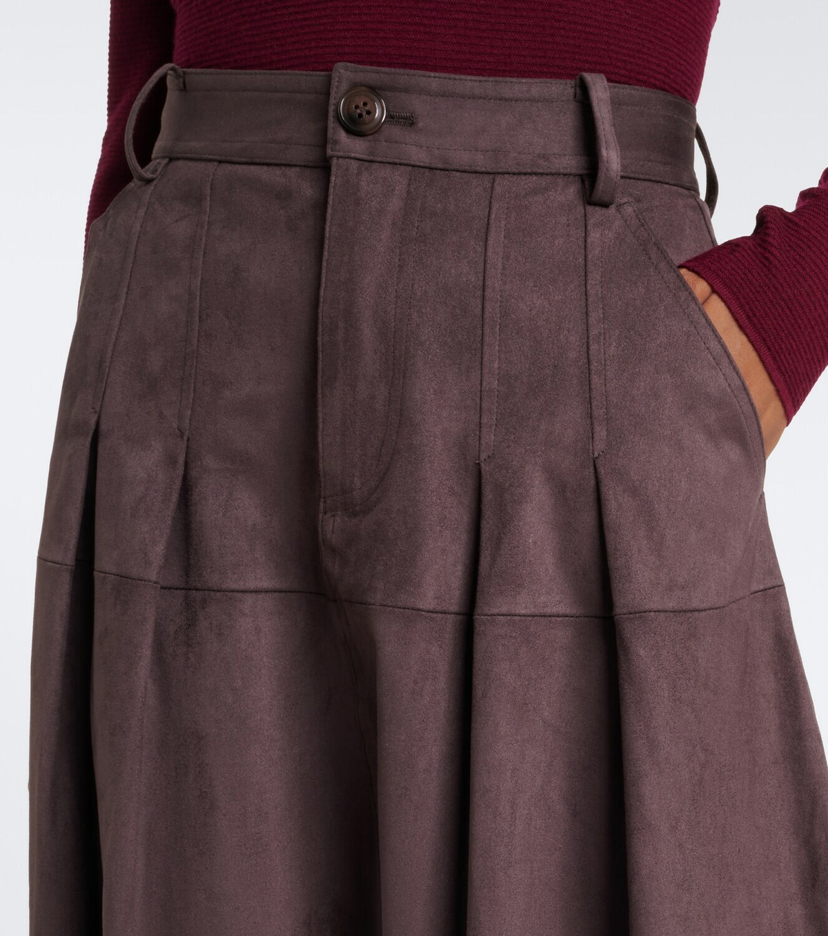 Velvet Belinda midi skirt