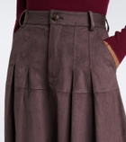Velvet Belinda midi skirt