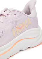 Hoka Clifton 10 Mesh-knit Sneakers Purple
